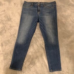 TARGET MOSSIMO MID RISE DENIM JEGGINGS